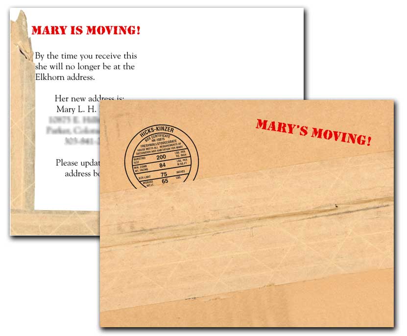 Moved! Postcard